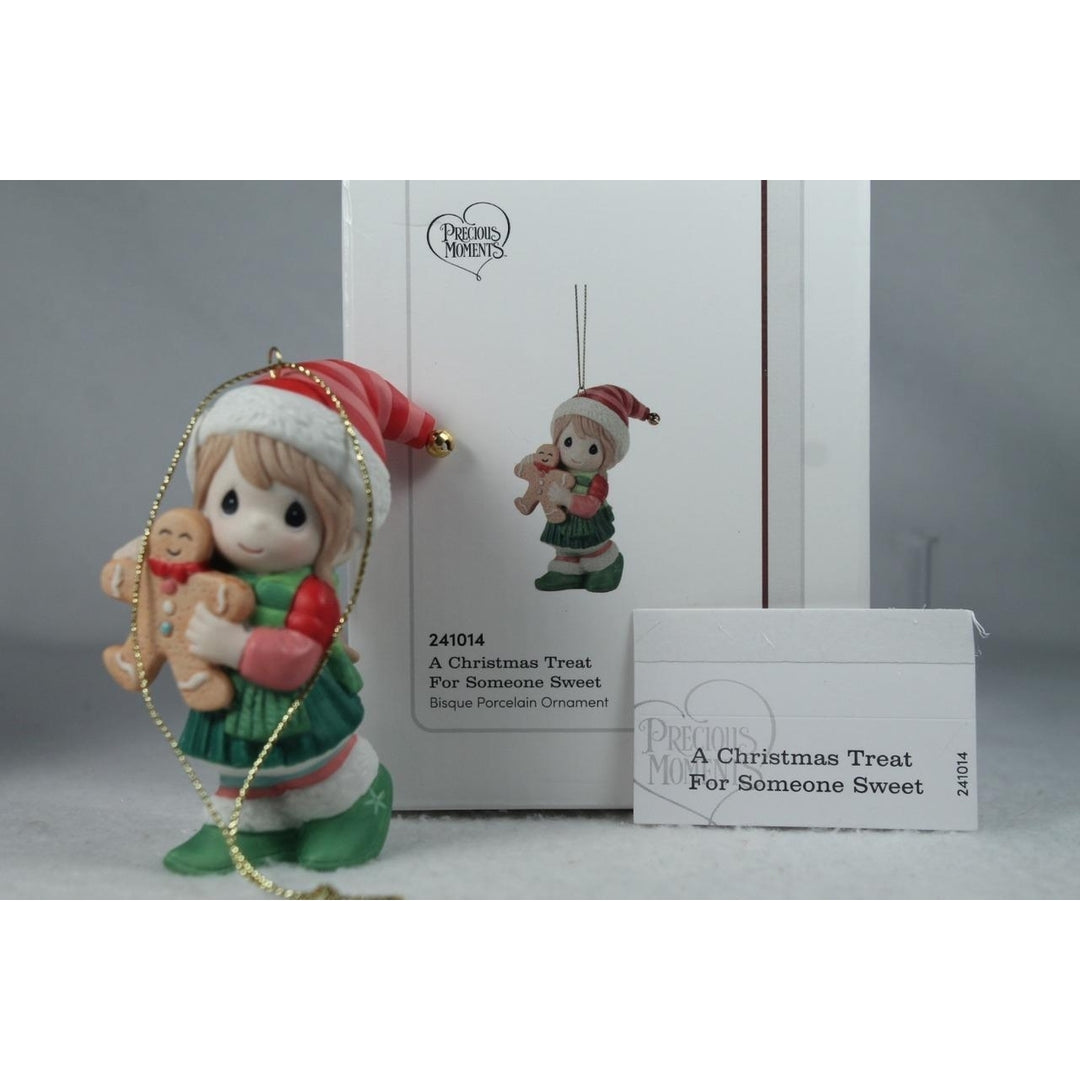 Precious Moments-A Christmas Treat For... 2024 Annual Elf Orn 241014-NIB Image 3