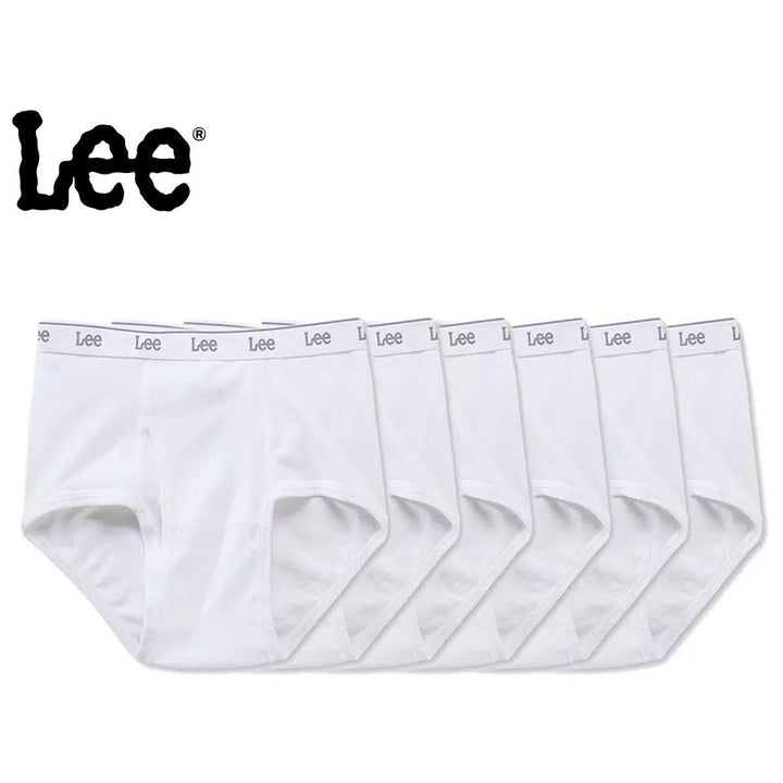 Lee Mens Cotton Tag-Free Briefs 6-Pack Comfortable Everyday Underwear Size M Image 4