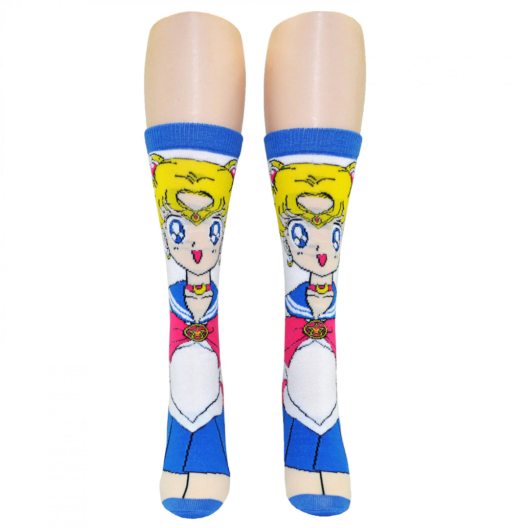 Sailor Moon Usagi Character Crew Sock Image 2