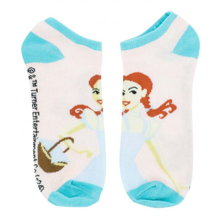 Wizard of Oz Characters Womens Ankle Socks 6-Pair Pack Image 2