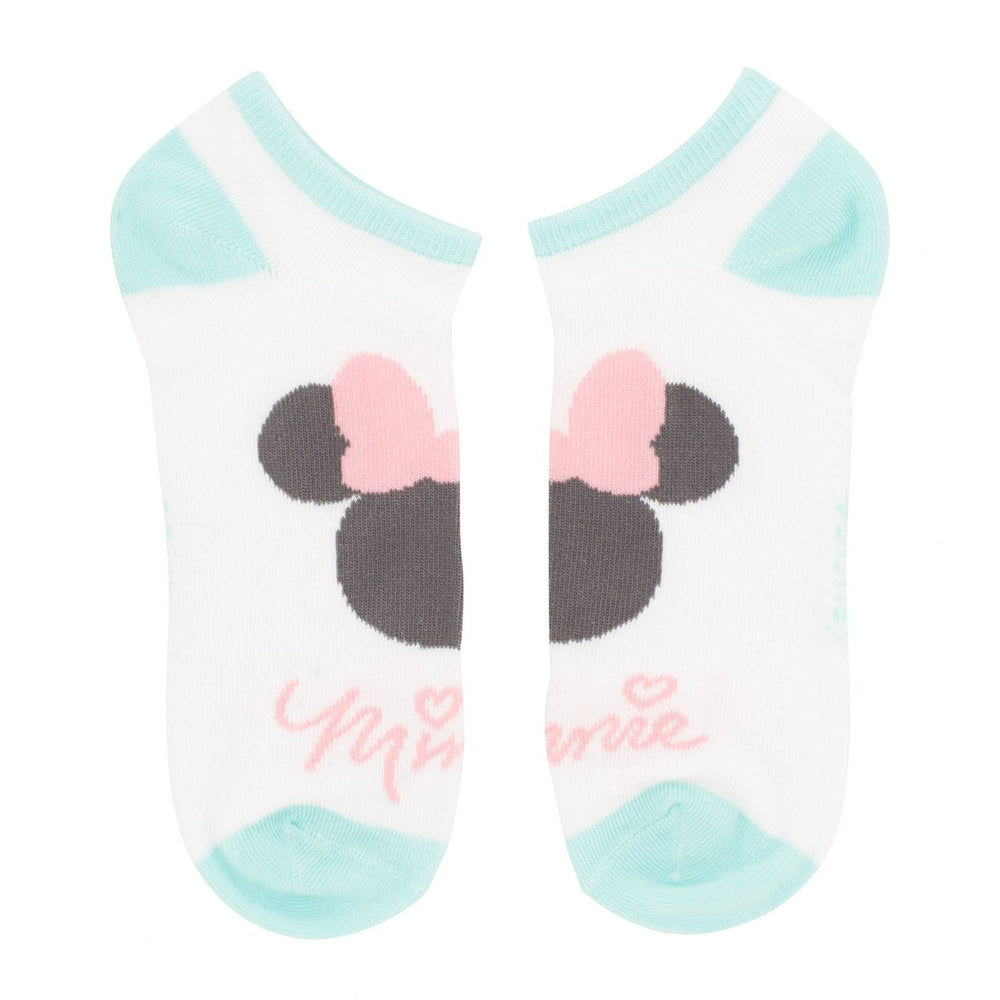 Minnie Mouse Pastel Icons Womens Ankle Socks 6-Pair Pack Image 2