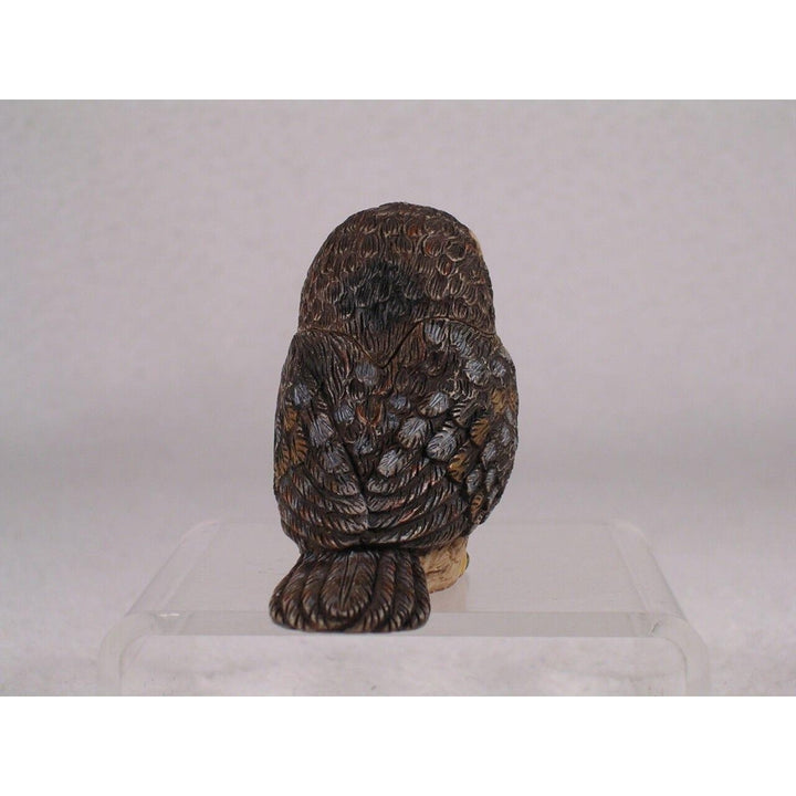 Harmony Kingdom / Ball Pot Bellys Belly Pygmy Owl - PBZOW6 - Retired NIB Image 2