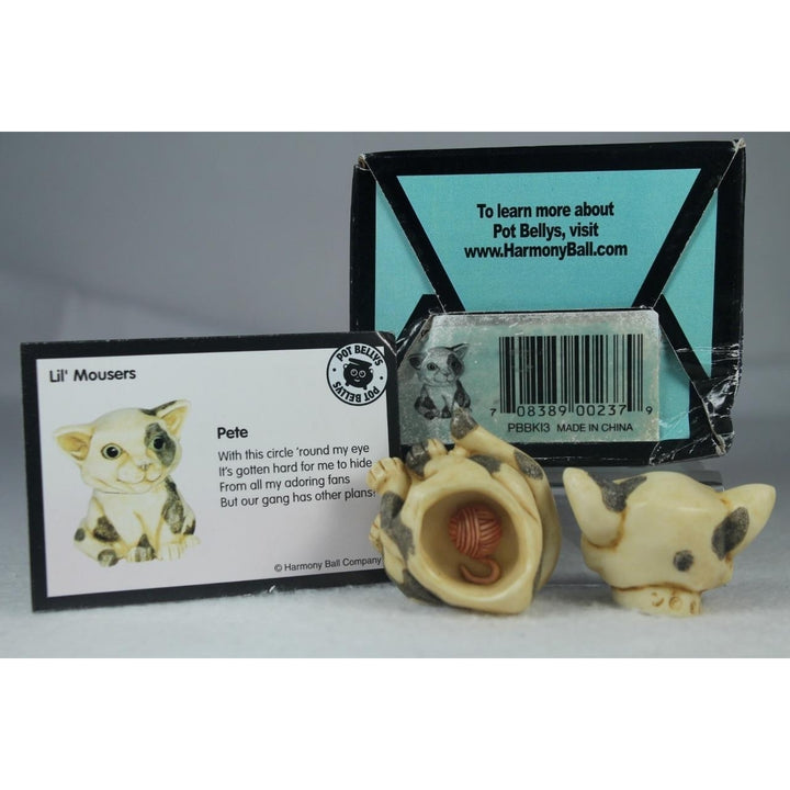 Harmony Ball / Kingdom Pot Bellys / Belly Pete Kitten - PBBKI3 - NIB Scarce! Image 4