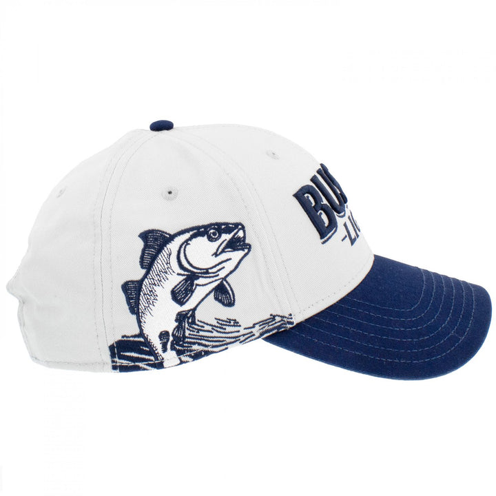 Busch Light Bass Fishing Adjustable Hat Image 4