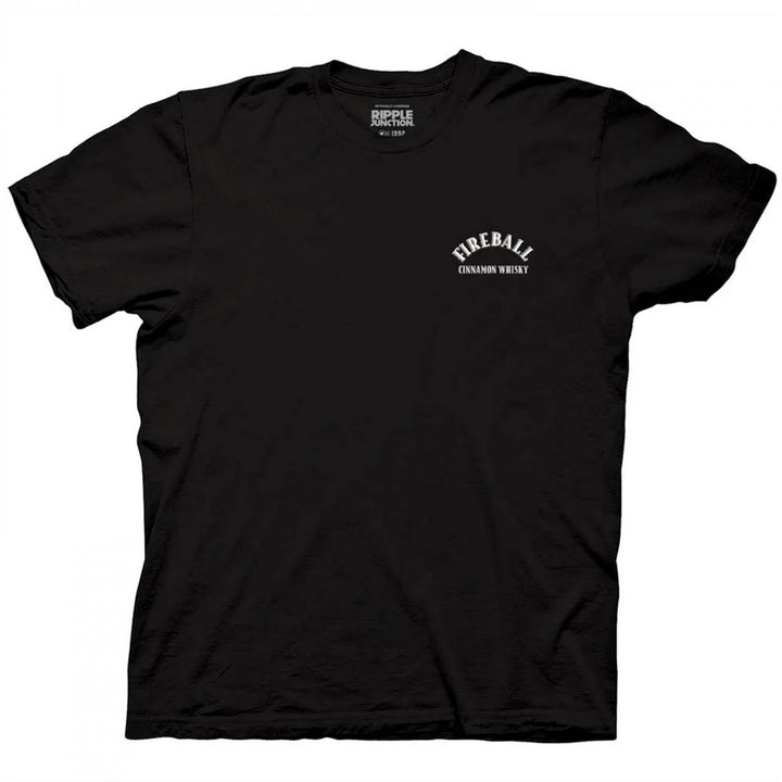 Fireball Black Label Print Front and Back T-Shirt Image 3