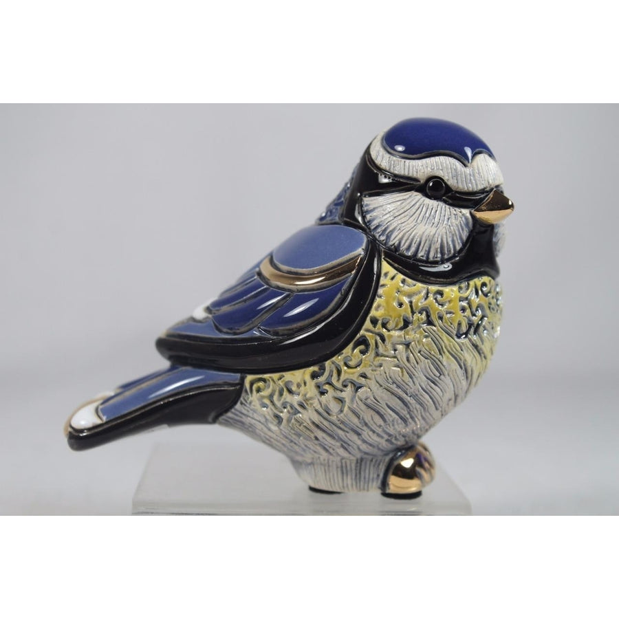 DeRosa Rinconada Family Collection Blue Tit Bird - F195 - In Box Image 1