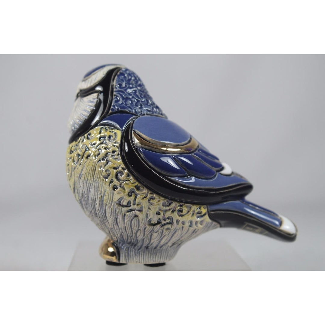 DeRosa Rinconada Family Collection Blue Tit Bird - F195 - In Box Image 3