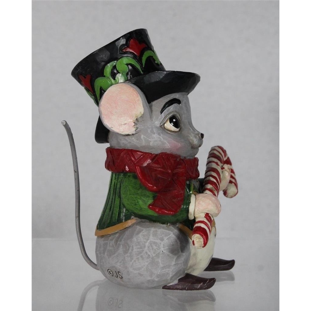 Jim Shore Heartwood Creek Christmas Mouse Mini- 2024 Figurine - NIB - 6015461 Image 2