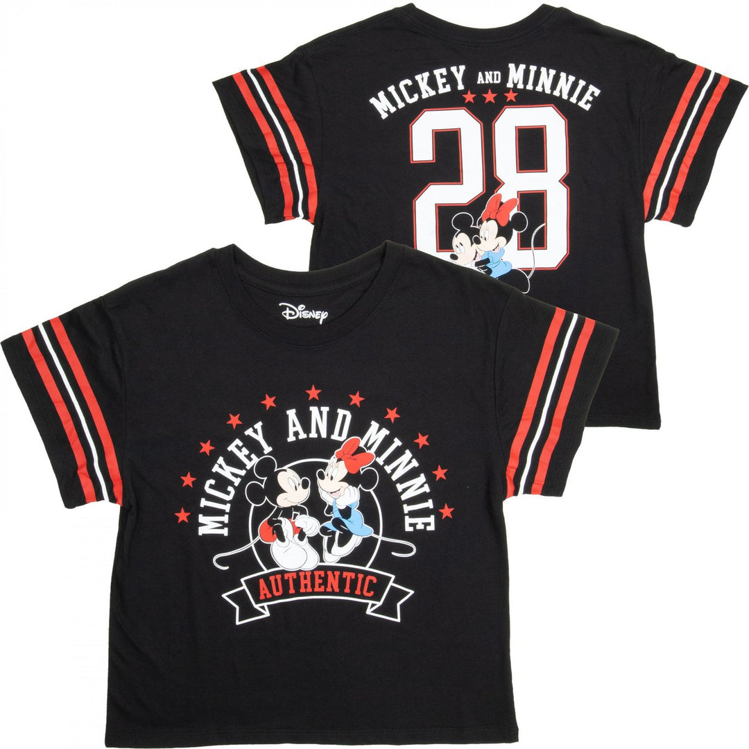 Mickey and Minnie Mouse Authentic 1928 Juniors Hockey Shirt Image 1