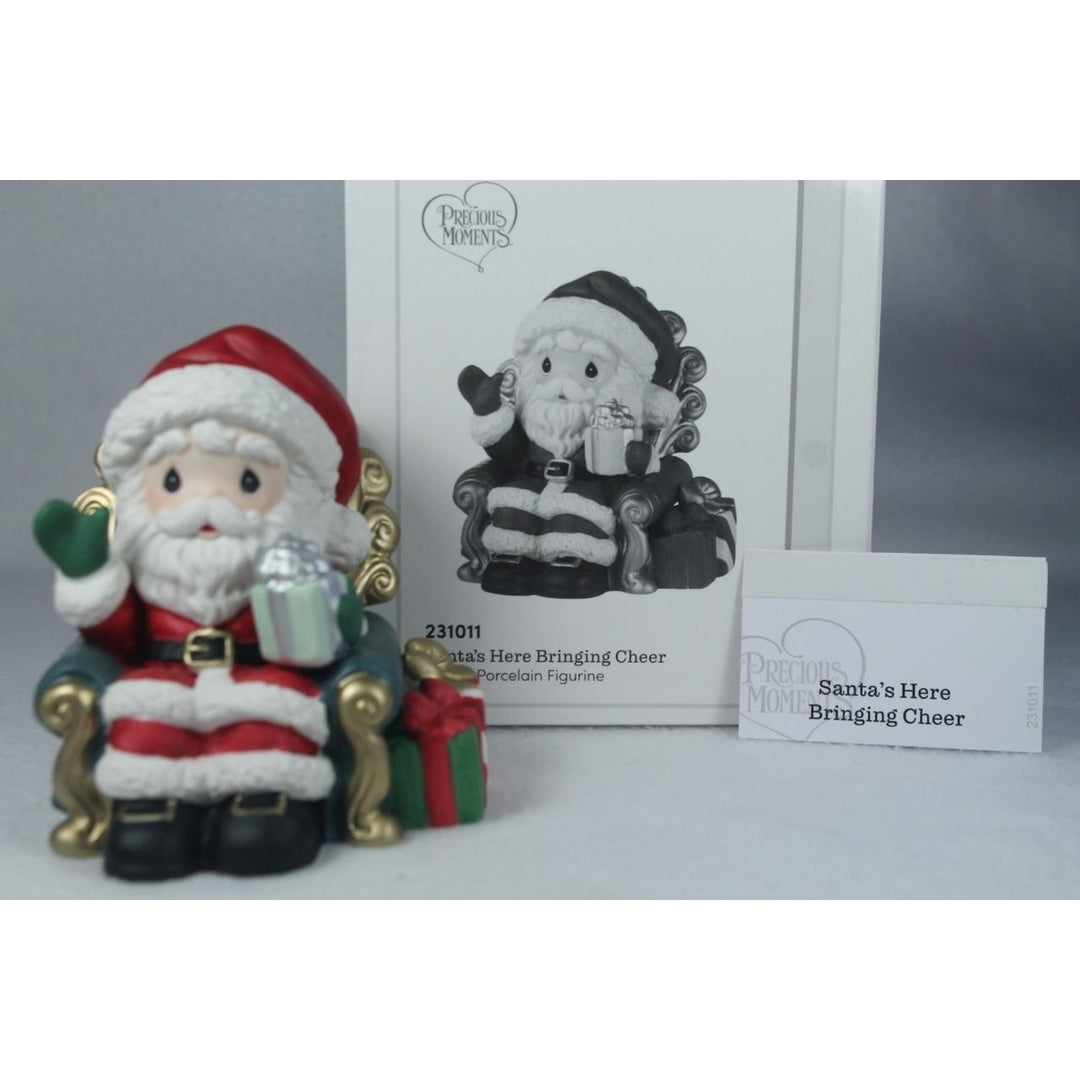 Precious Moments-Santas Here Bringing Cheer 2023 Annual Dated Fig -231011 NIB Image 4