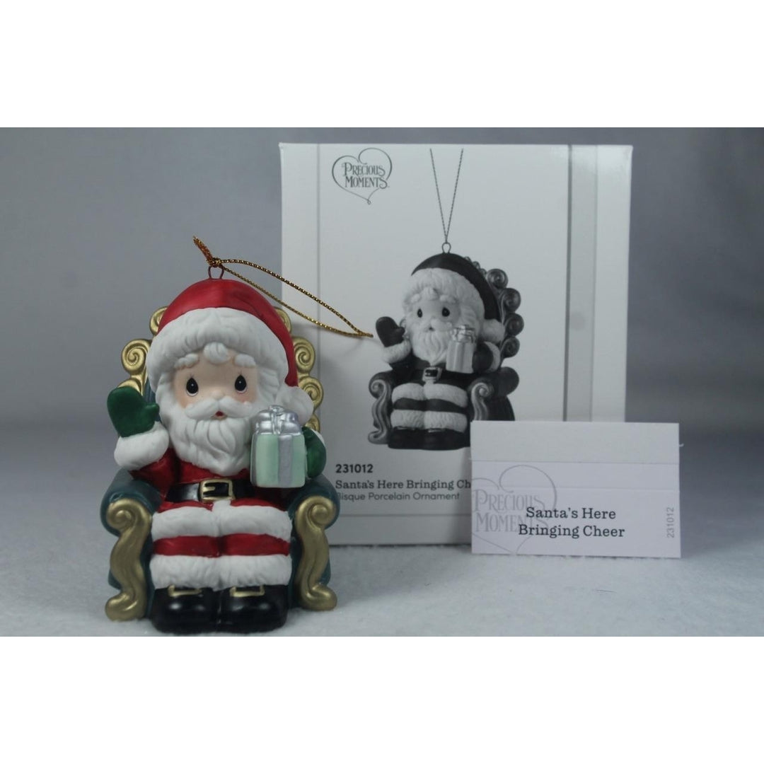 Precious Moments-Santas Here Bringing Cheer 2023 Annual Orn - 231012 NIB Image 4