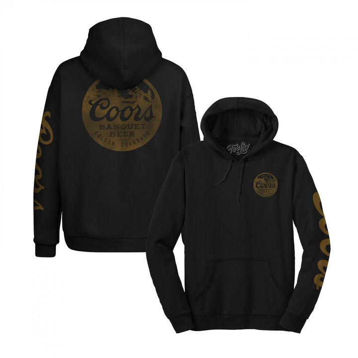 Coors Banquet Golden Colorado Front Back and Sleeve Print Hoodie Image 1