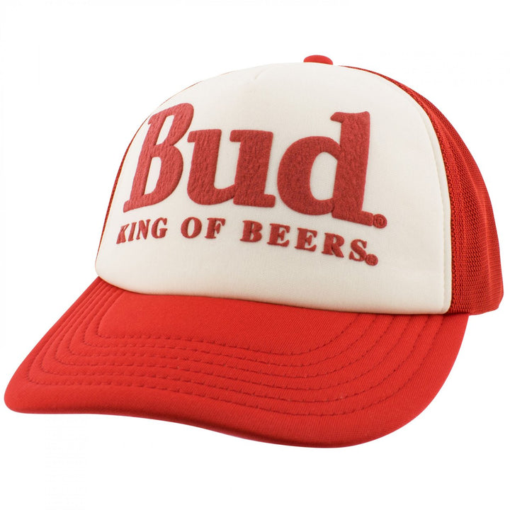 Budweiser Bud King of Beers Logo Trucker Hat Image 1