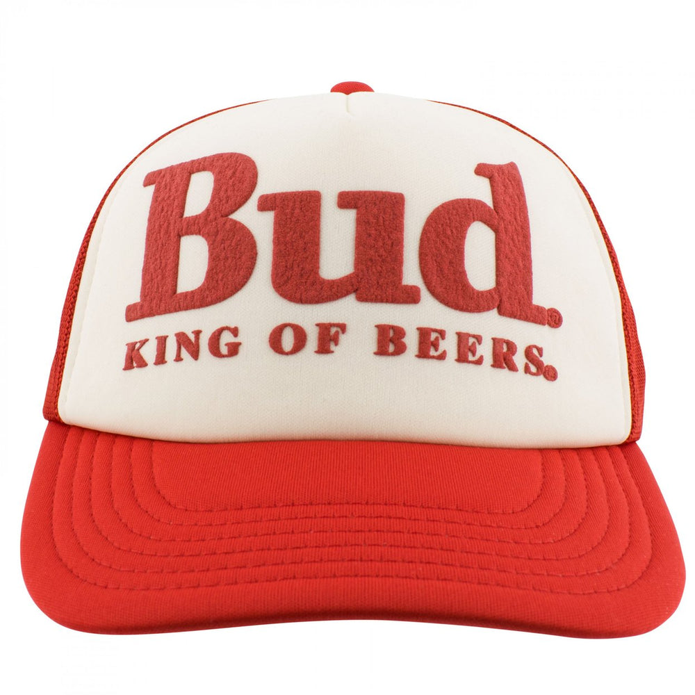 Budweiser Bud King of Beers Logo Trucker Hat Image 2