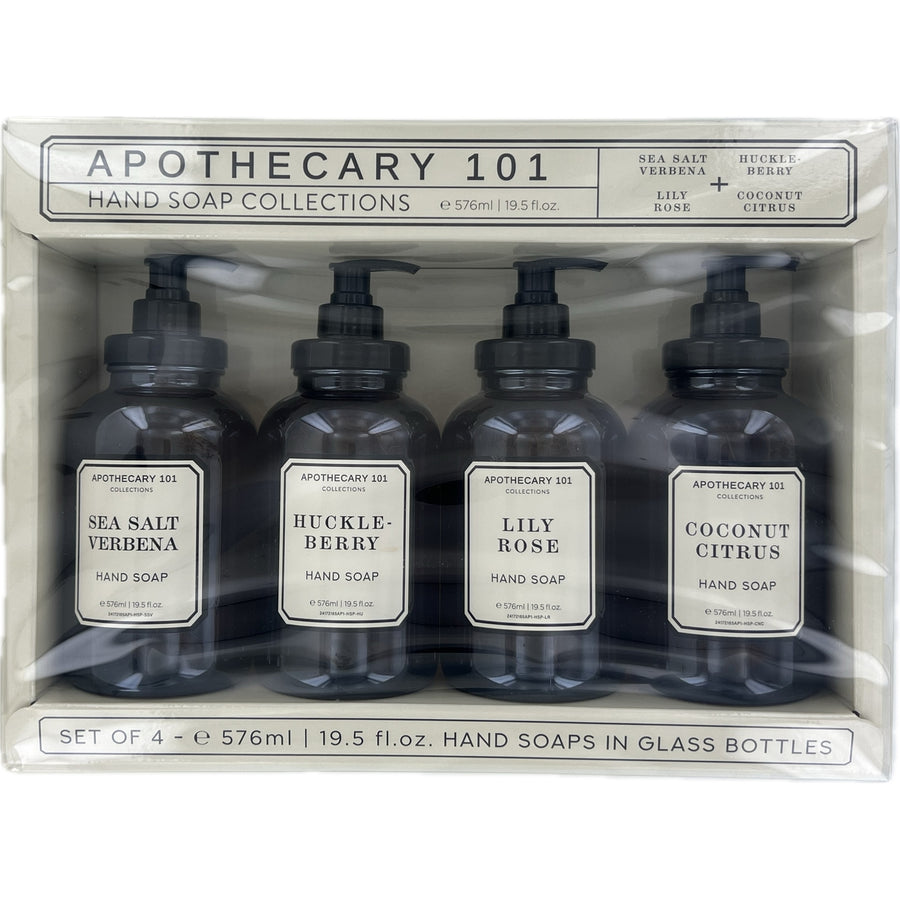 Apothecary 101 Hand Soap Collections Variety 19.5 Fluid Ounce (Pack of 4) Image 1