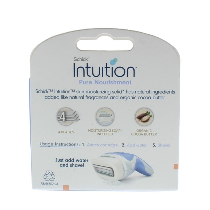 Schick Intuition Pure Nourishment Refill 3 Cartridges Image 2