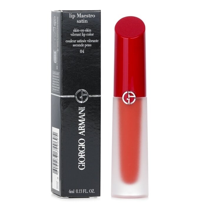 Giorgio Armani - Lip Maestro Satin Skin On Skin Vibrant Lip Color - 04 Live Concert(4ml/0.13oz) Image 2