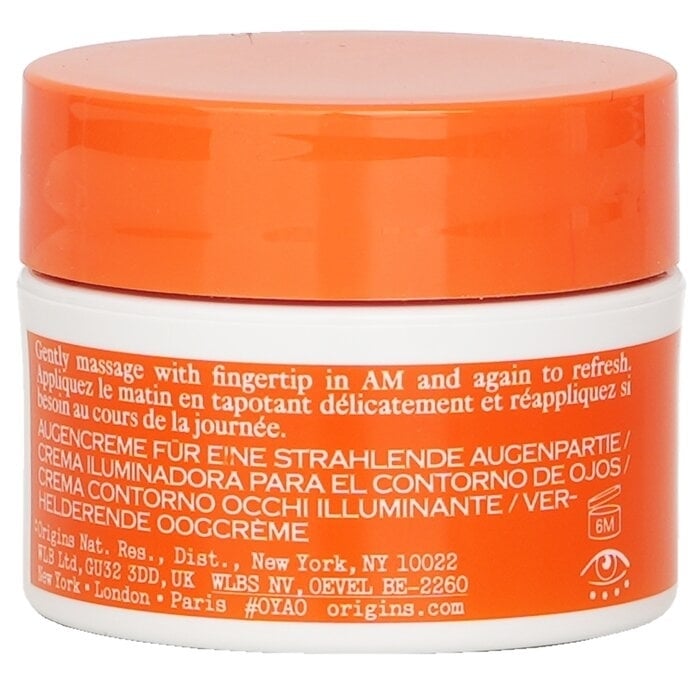 Origins - Ginzing Brightening Eye Cream (Warm Shade)(15ml) Image 3