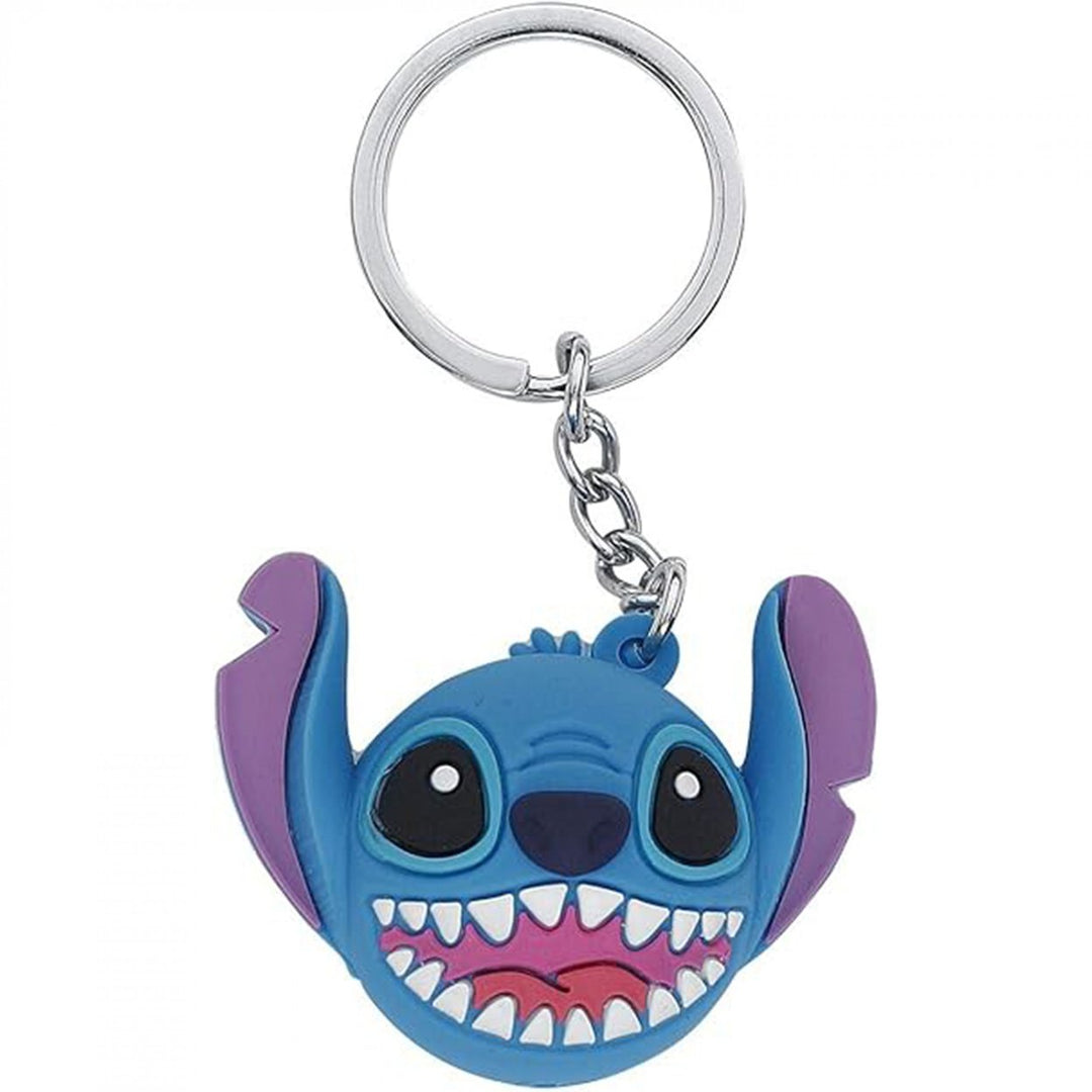 Lilo and Stitch Deluxe Stitch Smiling Face Ball Keyring Image 1