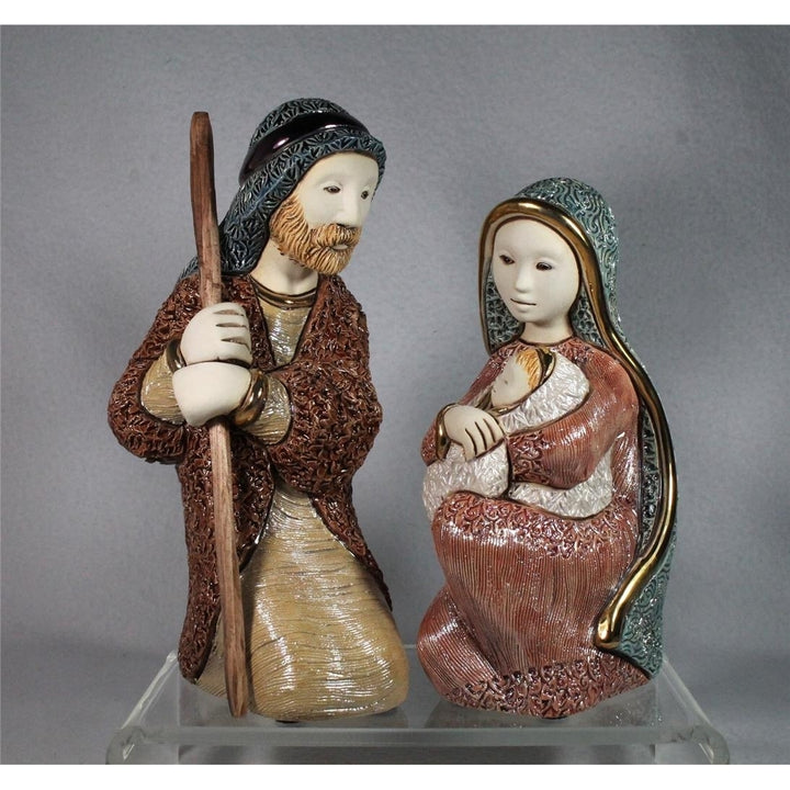 DeRosa Rinconada Large Nativity Figurines -Holy Night Joseph and Mary -3012 -NIB Image 1