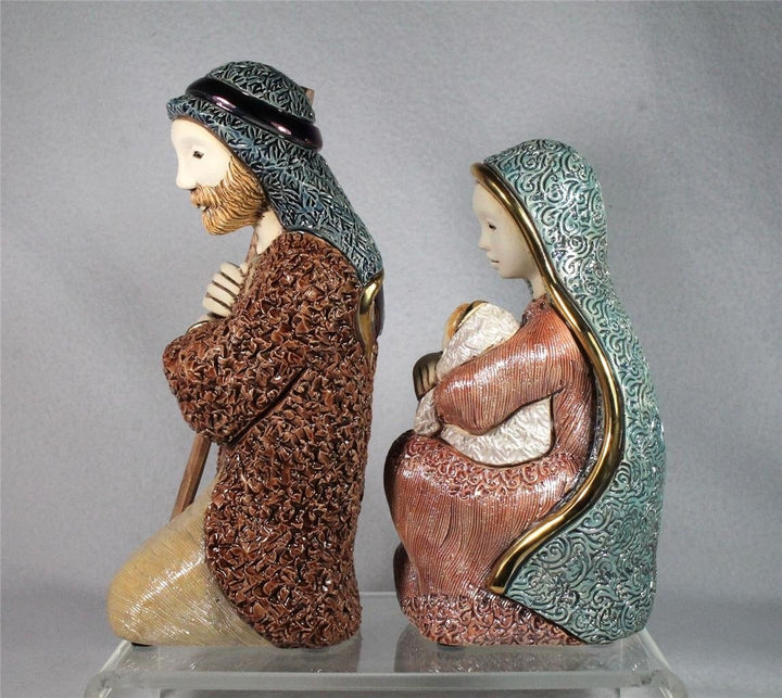 DeRosa Rinconada Large Nativity Figurines -Holy Night Joseph and Mary -3012 -NIB Image 3