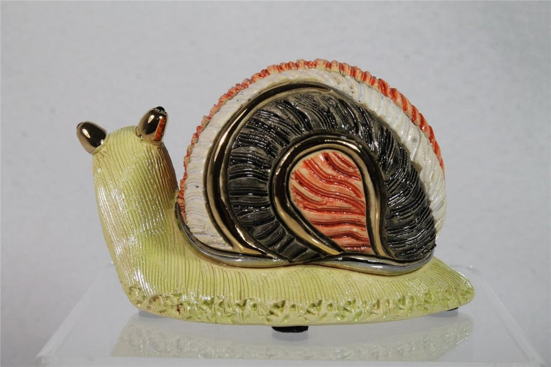 DeRosa Rinconada Family Figurine - Snail - F207 - in Box Image 3