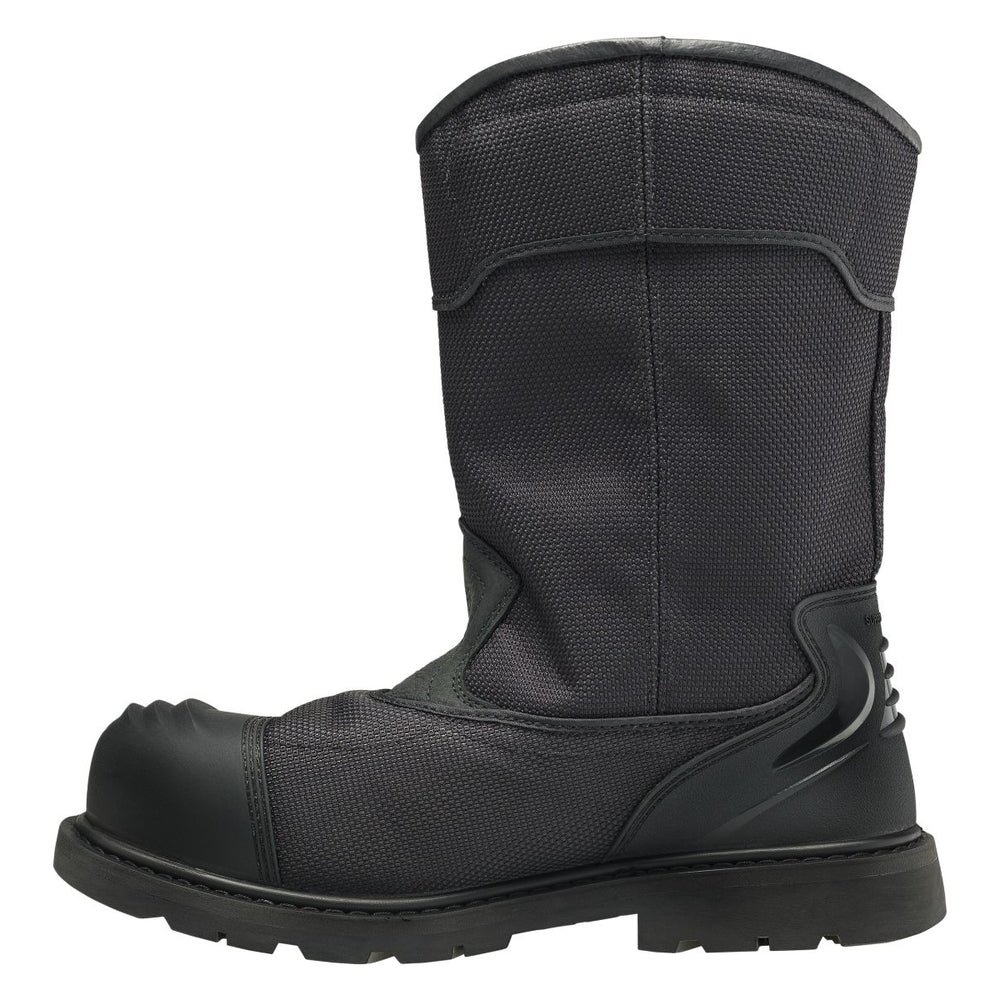 Avenger Mens 11" Hammer Wellington Carbon Composite Toe PR Waterproof Work Boots Black - A7800 BLACK Image 2