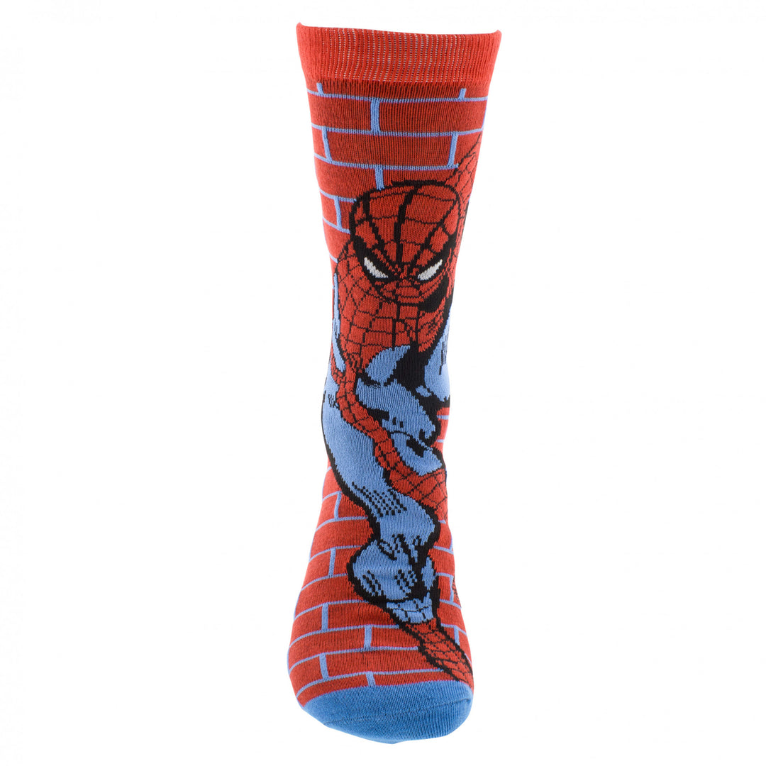 Spider-Man Brick Wall Crew Socks Image 3