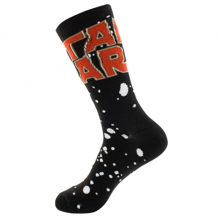 Star Wars Galaxy Logo Crew Socks Image 2