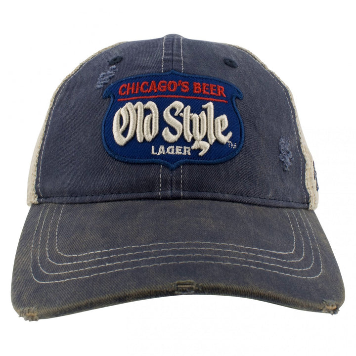 Old Style Retro Brand Denim Hat Image 2