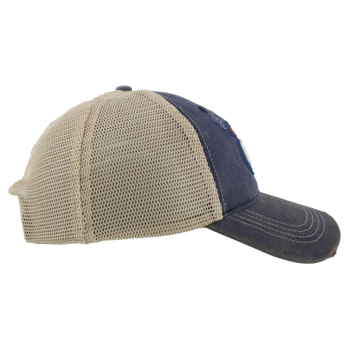 Old Style Retro Brand Denim Hat Image 4