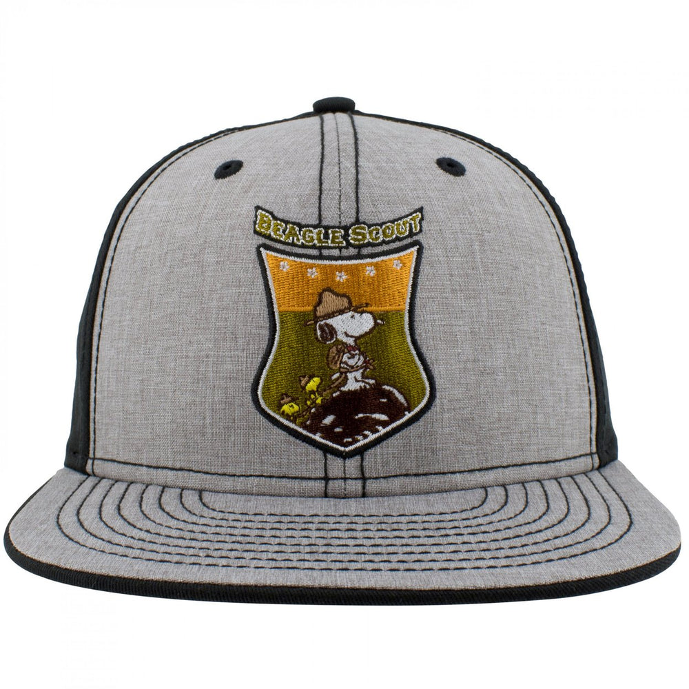 Peanuts Beagle Scout High Profile Cotton Twill Hat Image 2