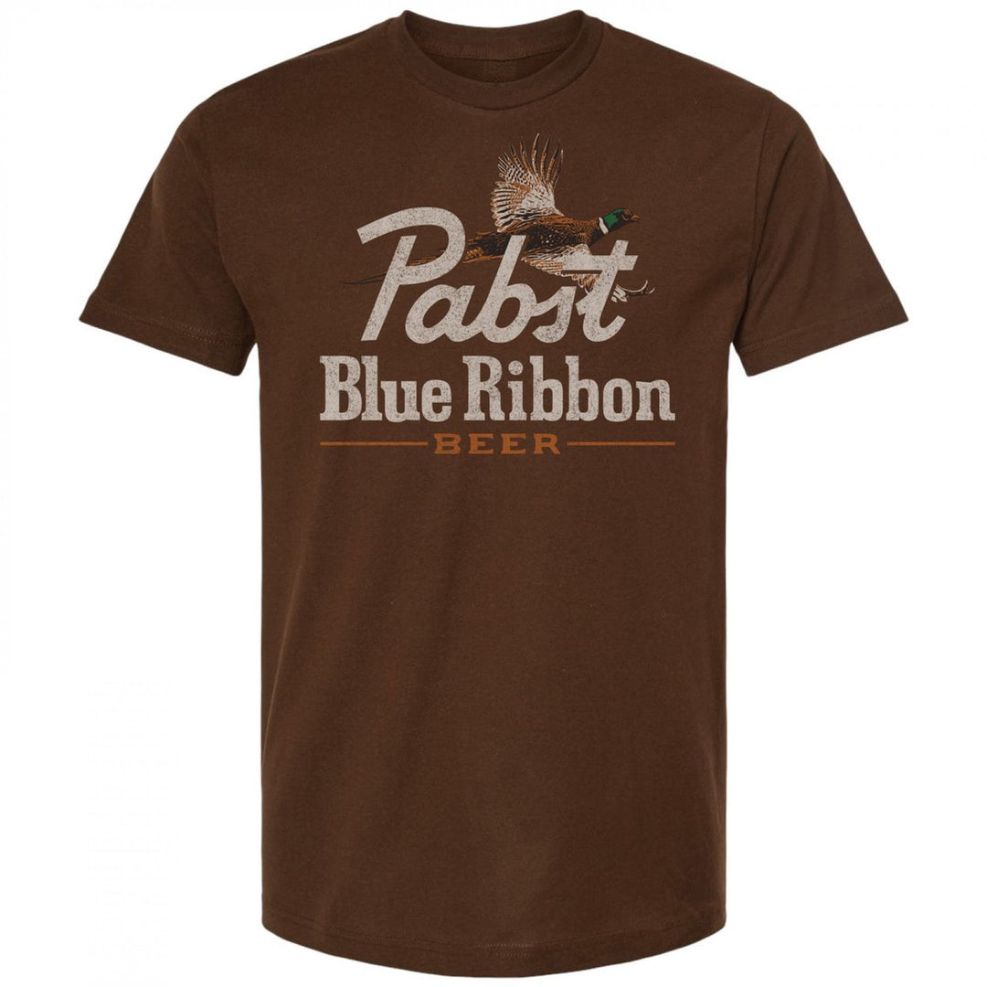 Pabst Blue Ribbon Pheasant Hunting T-Shirt Image 1