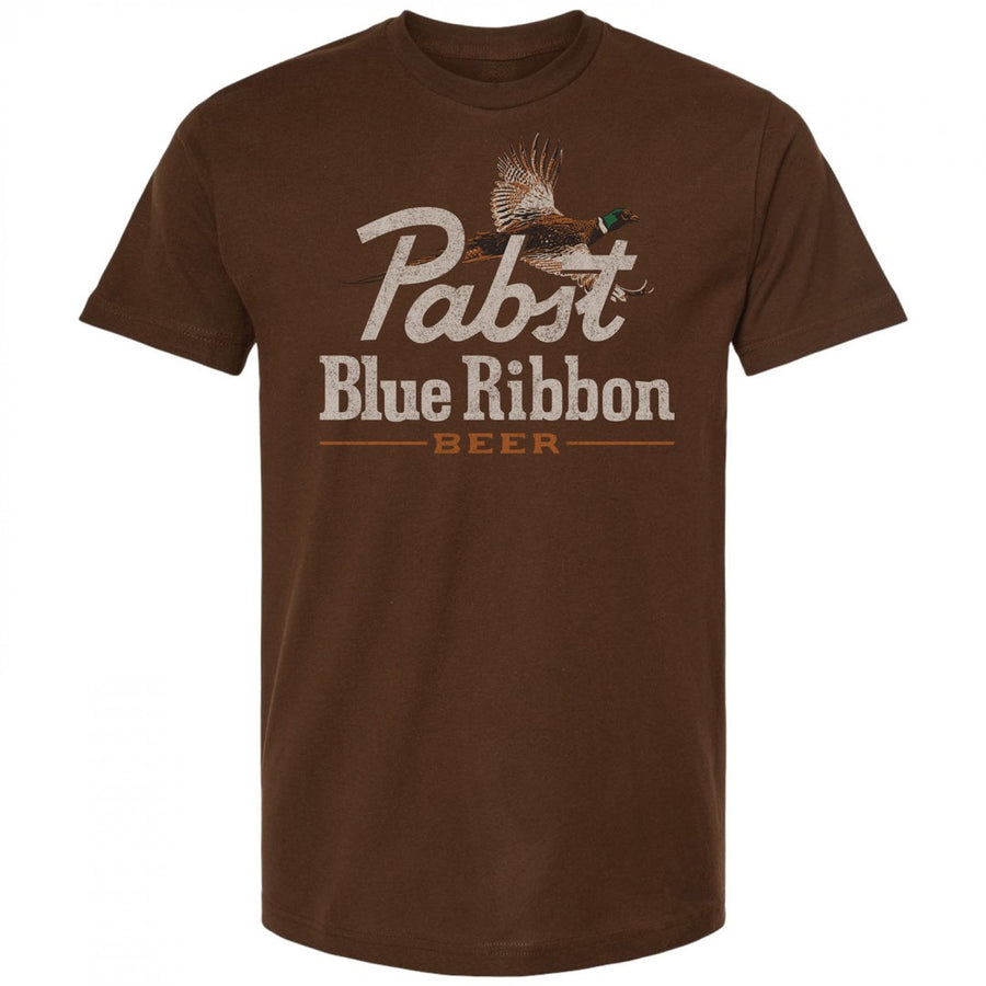 Pabst Blue Ribbon Pheasant Hunting T-Shirt Image 1