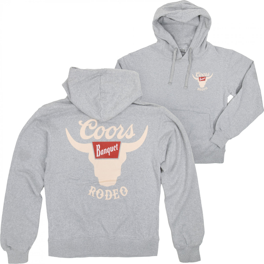 Coors Banquet Rodeo Logo Oxford Pull-Over Hoodie Image 1