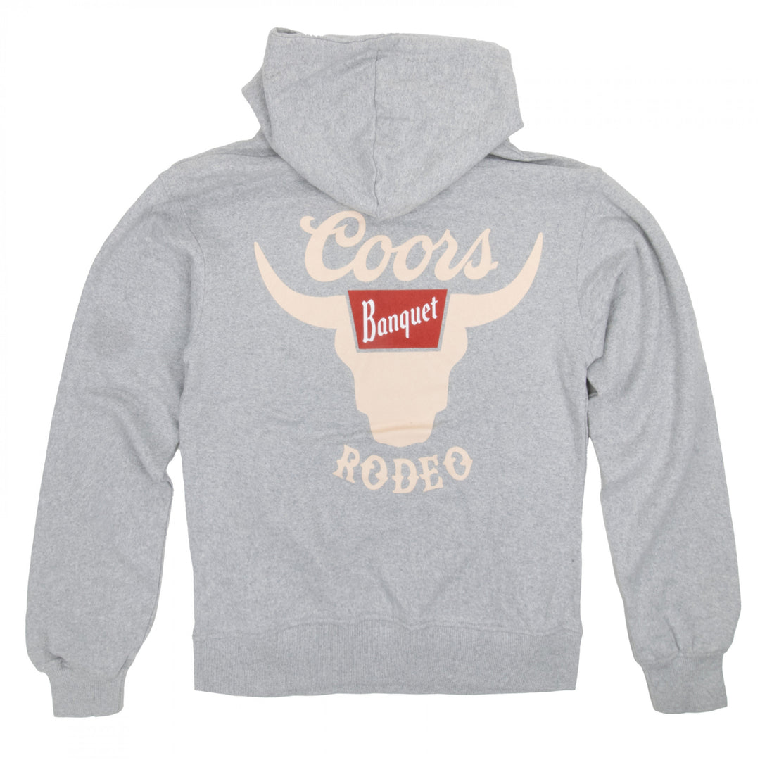 Coors Banquet Rodeo Logo Oxford Pull-Over Hoodie Image 3