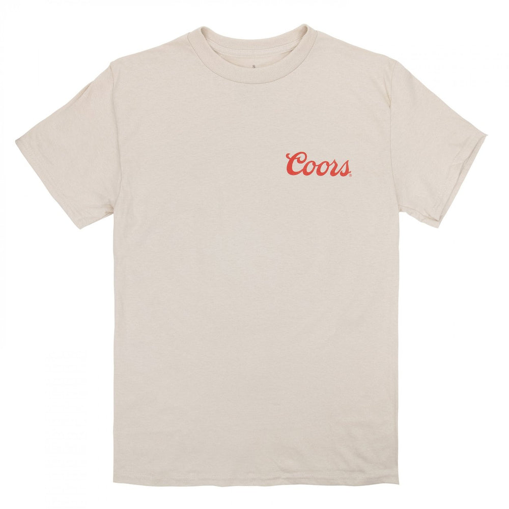 Coors The Original Cowboy Front and Back Print T-Shirt Image 2