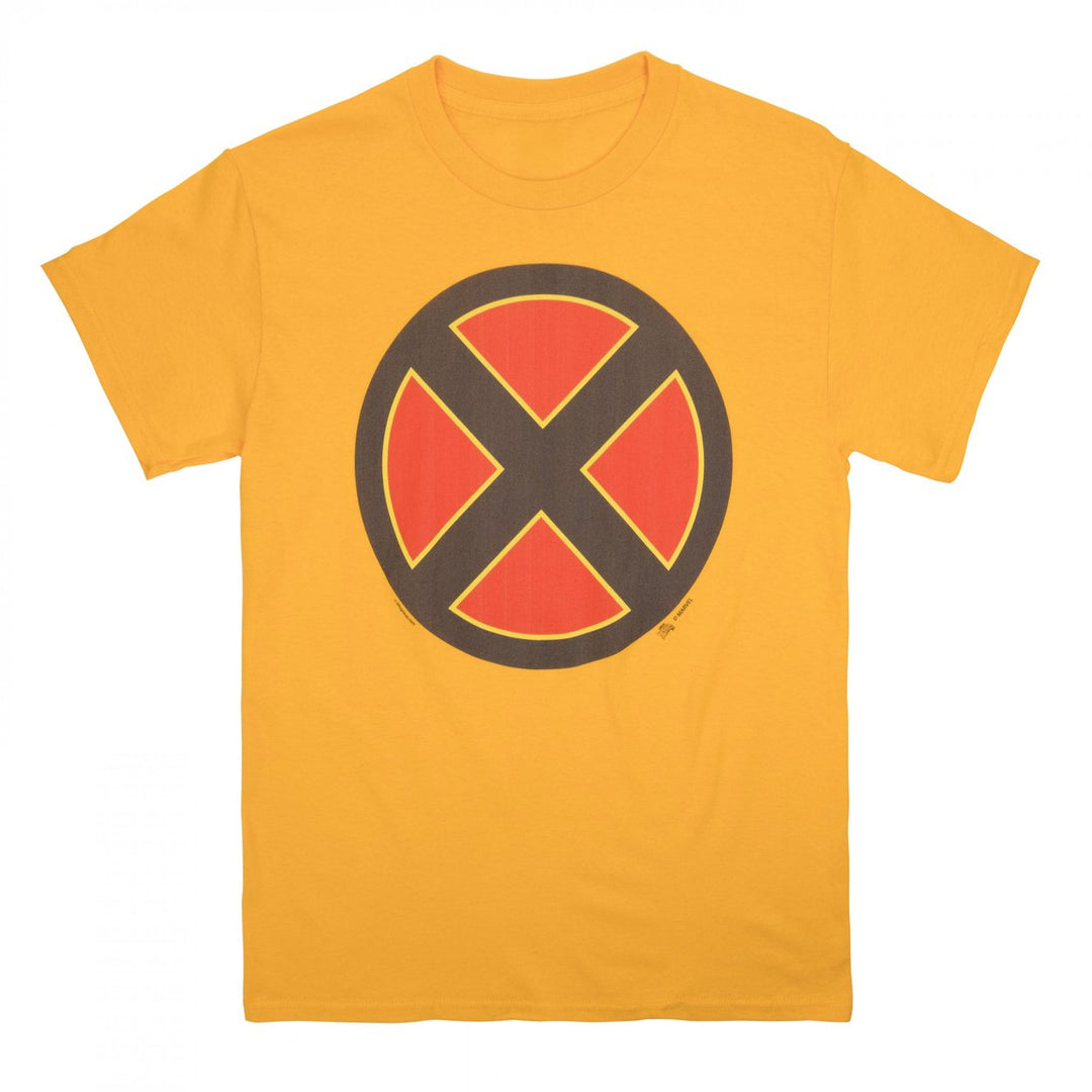 X-Men Classic Logo Gold Colorway T-Shirt Image 1