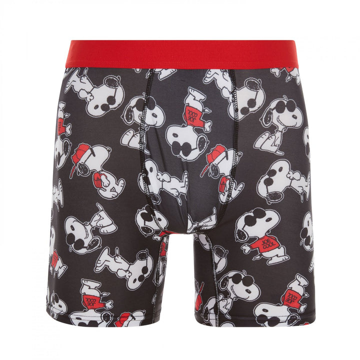 Snoopy Joe Cool Mens Boxer Briefs in Dog Bowl Packaging Image 2