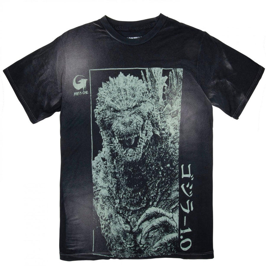 Godzilla Minus One Distressed Vintage T-Shirt Image 1