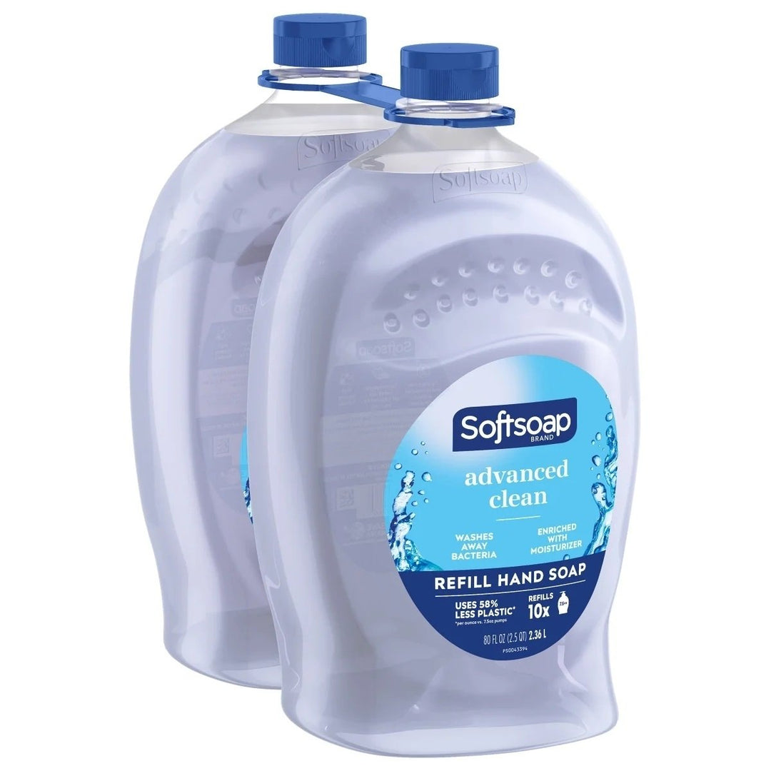 Softsoap Advanced Clean Hand Soap 80 fl. oz. 2-pack Image 1