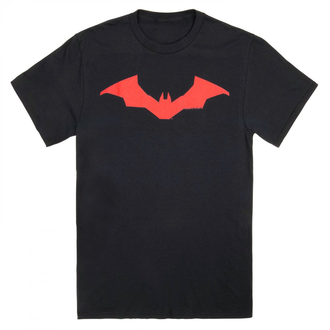 Batman Robert Pattinson Logo T-Shirt Image 1