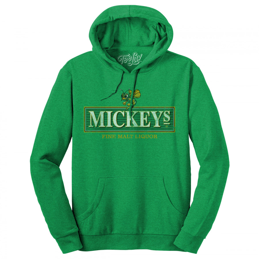 Mickeys Fine Malt Liquor Logo Pullover Hoodie Image 1