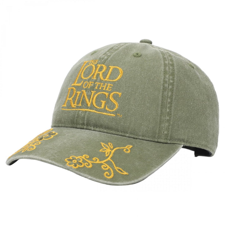 Lord of the Rings Title Logo Washed Adjustable Hat Image 1