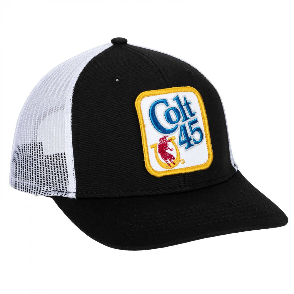 Colt 45 Patch Logo Black Colorway Mesh Back Hat Image 2