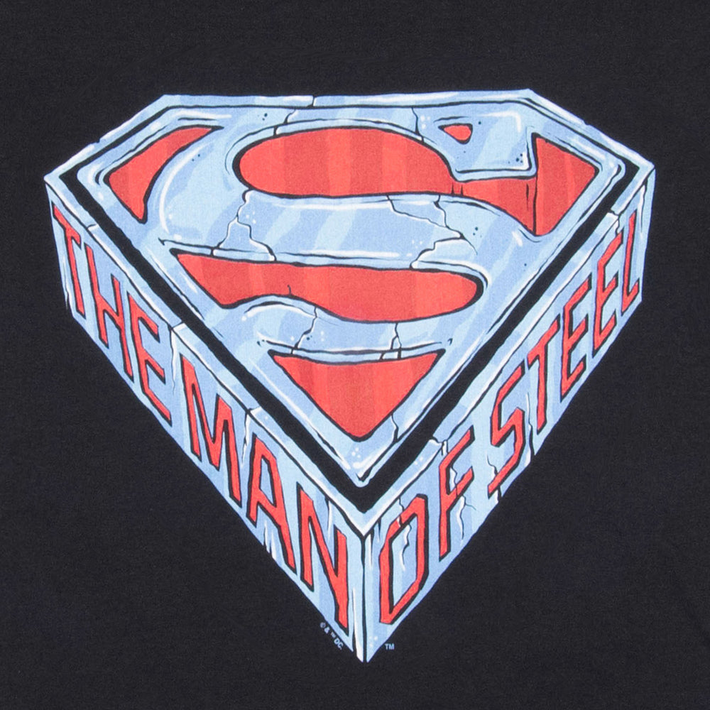 Superman Man of Steel Logo T-Shirt Image 2