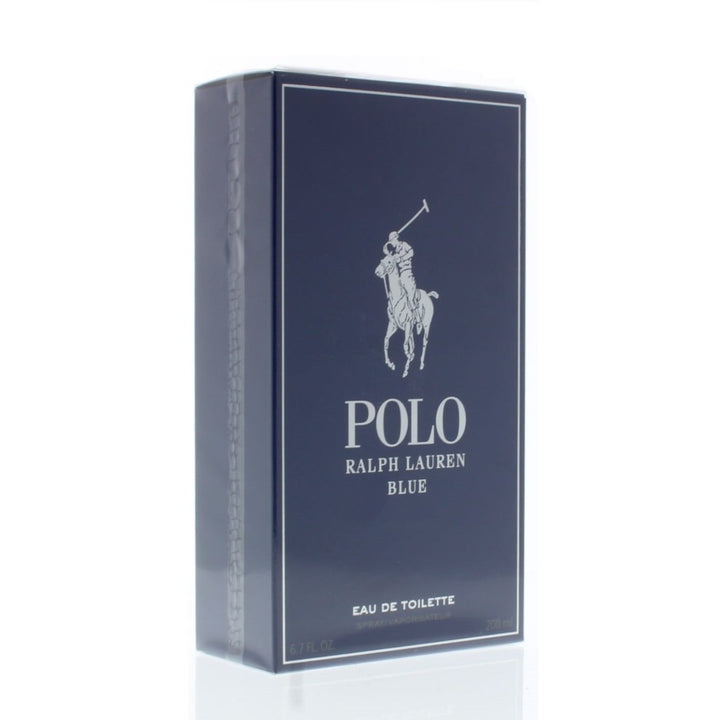 Ralph Lauren Polo Blue Eau De Toilette for Men 6.7oz/200ml Image 1