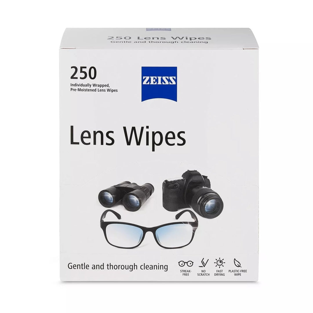 ZEISS Pre-Moistened Eyeglass Lens Cleaning Wipes 250 Count Image 1