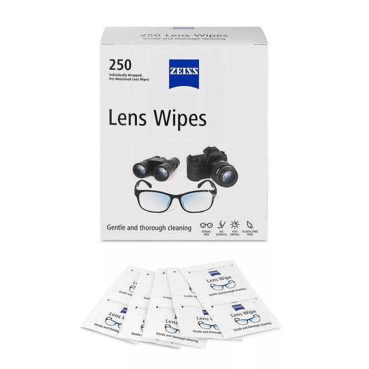 ZEISS Pre-Moistened Eyeglass Lens Cleaning Wipes 250 Count Image 3