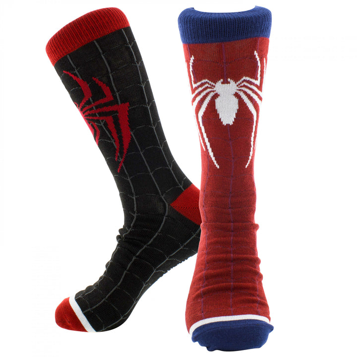 Marvel Spider-Man Spidey Logo Crew Socks 2-Pack Crew Socks Image 1